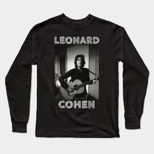 Leonard Cohen Long Sleeve T-Shirt